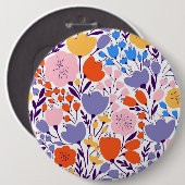 Xmas Geschenk farbenfroh und hell Button (Vorne & Hinten)