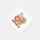 Xmas Geschenk Feierliche AF Serviette (Ecke)