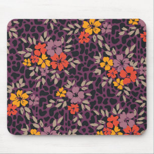 Xmas Geschenk fett übergroße Hand bemalt Blumen Mousepad