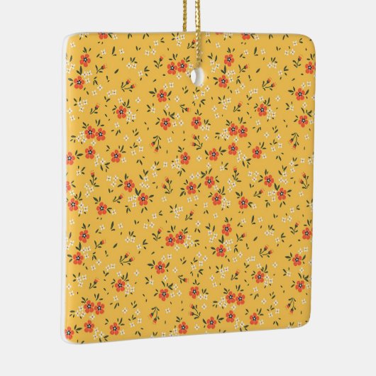 Xmas Geschenk Floral und Hardy Keramikornament (Rechts)