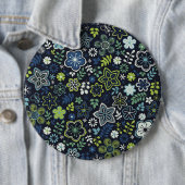 Xmas Geschenk florale 3D Wand Kunst Button (Beispiel)