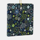 Xmas Geschenk florale 3D Wand Kunst Keramikornament (Rechts)