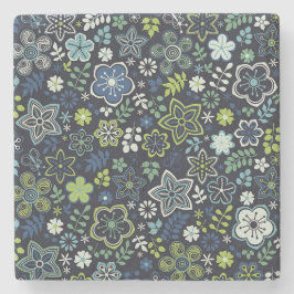 Xmas Geschenk florale 3D Wand Kunst Steinuntersetzer