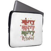 Xmas Geschenk Frohe Weihnachten Laptopschutzhülle (Vorne Rechts)