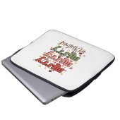 Xmas Geschenk Frohe Weihnachten Laptopschutzhülle (Vorne Knopf)