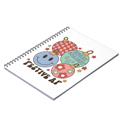 Xmas Geschenk fröhlich und hell Fest AF Notizblock (Linke Seite)