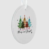 Xmas Geschenk fröhlich und hell Ornament (Vorderseite)