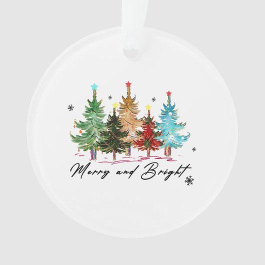 Xmas Geschenk fröhlich und hell Ornament (Vorderseite)