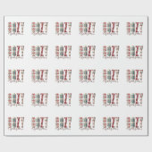 Xmas Geschenk Gemütliche Jahreszeit Geschenkpapier (Flach)