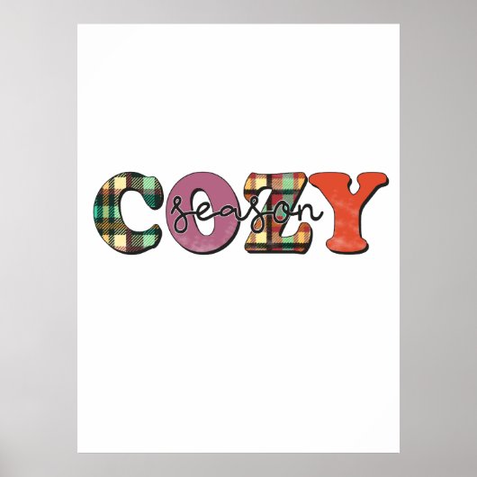 Xmas Geschenk Gemütliche Jahreszeit Poster (Vorne)