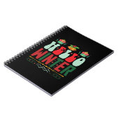 Xmas Geschenk Hallo Winter Notizblock (Linke Seite)