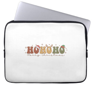 Xmas Geschenk Ho Ho Ho Frohe Weihnachten Laptopschutzhülle