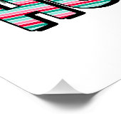 Xmas Geschenk Ho Ho Ho Poster (Ecke)