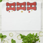 Xmas Geschenk Ho Ho Ho Santa Geschirrtuch (Gefaltet)