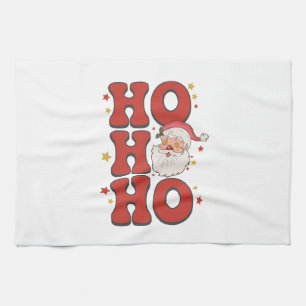 Xmas Geschenk Ho Ho Ho Santa Geschirrtuch
