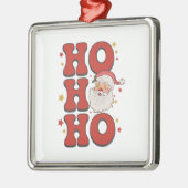 Xmas Geschenk Ho Ho Ho Santa Ornament Aus Metall (Links)