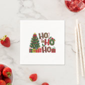 Xmas Geschenk Ho Ho Ho Serviette (Beispiel)