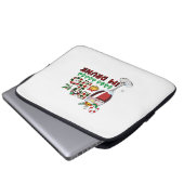 Xmas Geschenk Ho Ho Holy Sheet Laptopschutzhülle (Vorne Knopf)