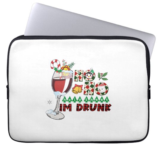 Xmas Geschenk Ho Ho Holy Sheet Laptopschutzhülle (Vorderseite)