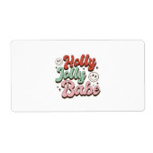 Xmas Geschenk Holly Jolly Baby (Vorne)