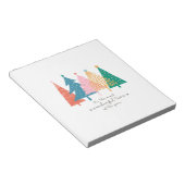 Xmas Geschenk ist es die schönste Zeit Notizblock (angewinkelt)