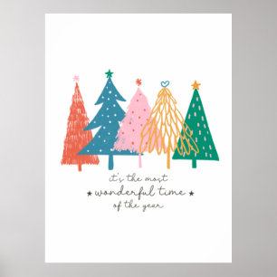 Xmas Geschenk ist es die schönste Zeit Poster