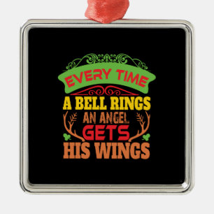 Xmas Geschenk jedes Mal ein Glocken Rennen Ornament Aus Metall