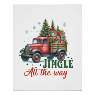 Xmas Geschenk Jingle Poster