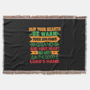 Xmas Geschenk kann Ihr Herz wärmer werden Decke