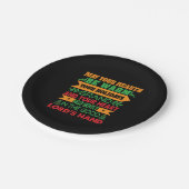 Xmas Geschenk kann Ihr Herz wärmer werden Pappteller (Schrägansicht)
