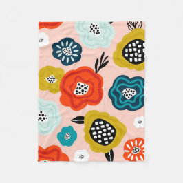 Xmas Geschenk kreative dekorative Blumen Fleecedecke