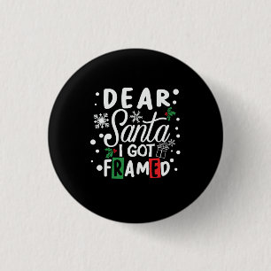 Xmas Geschenk Liebe Weihnachten Ich Got Gerahmt Button