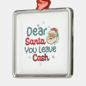 Xmas Geschenk Liebe Weihnachten Verlasse du Bargel Ornament Aus Metall (Links)