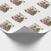 Xmas Geschenk Meowy Weihnachten Geschenkpapier (Ecke)