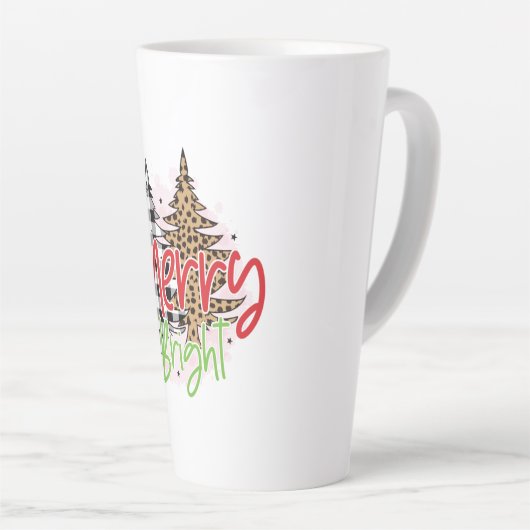 Xmas Geschenk Merry Bright Milchtasse (Rechte Ecke)