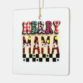 Xmas Geschenk Merry Mama Keramikornament (Links)