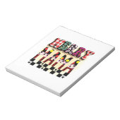 Xmas Geschenk Merry Mama Notizblock (Rotiert)