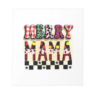 Xmas Geschenk Merry Mama Notizblock