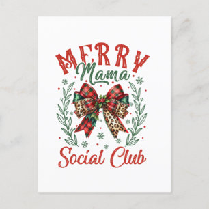 Xmas Geschenk Merry Mama Postkarte