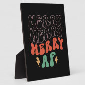 Xmas Geschenk Merry Merry AF Fotoplatte (Seite)