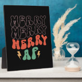Xmas Geschenk Merry Merry AF Fotoplatte (Seite)