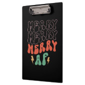 Xmas Geschenk Merry Merry AF Klemmbrett (Links)