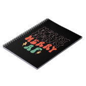 Xmas Geschenk Merry Merry AF Notizblock (Linke Seite)