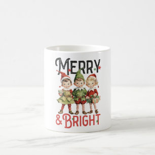 Xmas Geschenk Merry und Bright Kaffeetasse