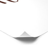 Xmas Geschenk Merry und Bright Poster (Ecke)