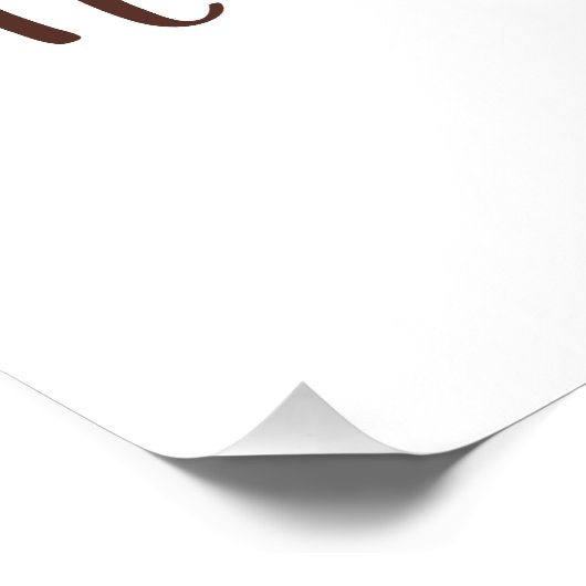 Xmas Geschenk Merry und Bright Poster (Ecke)