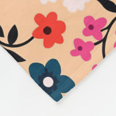 Xmas Geschenk Niedlich kleine Blume nahtlos Fleecedecke (Ecke)