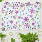 Xmas Geschenk Niedliche Blumenditsy Geschirrtuch (Gefaltet)