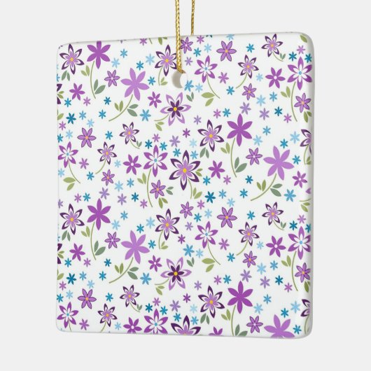 Xmas Geschenk Niedliche Blumenditsy Keramikornament (Links)