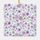 Xmas Geschenk Niedliche Blumenditsy Keramikornament (Vorderseite)